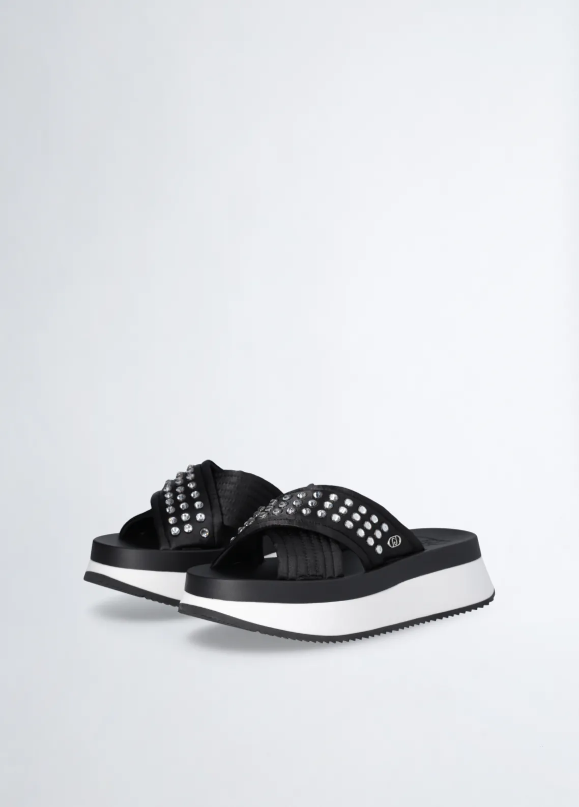 Liu Jo Chanclas de plataforma con tachuelas decorativas-Mujer Mocasines