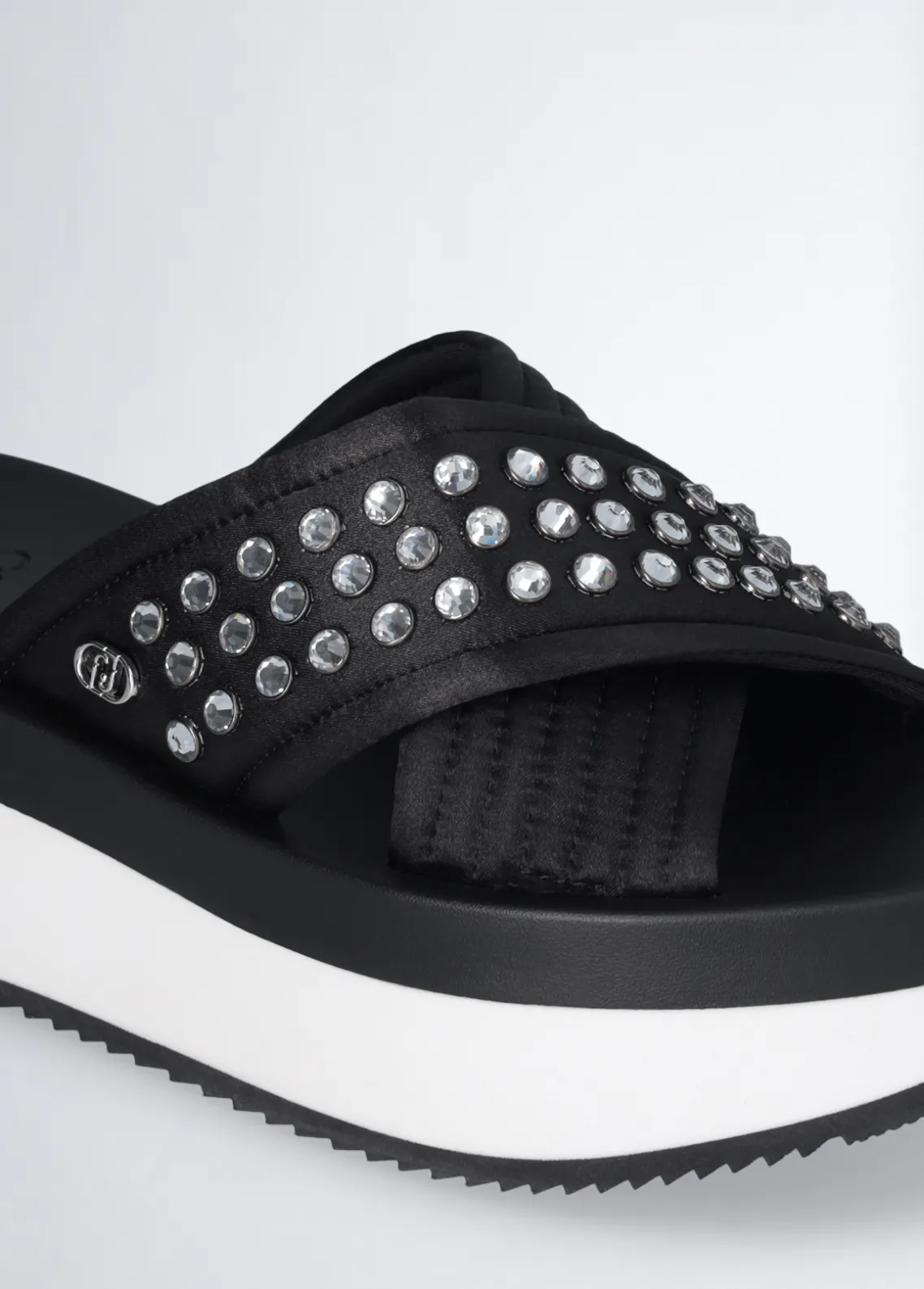 Liu Jo Chanclas de plataforma con tachuelas decorativas-Mujer Mocasines