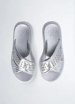 Liu Jo Chanclas de forma con tachuelas decorativas-Mujer Mocasines