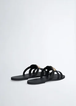 Liu Jo Chanclas planas con logotipo-Mujer Mocasines|Sandalias