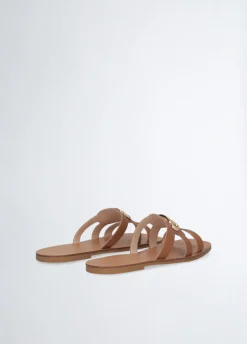 Liu Jo Chanclas planas con logotipo-Mujer Mocasines|Sandalias