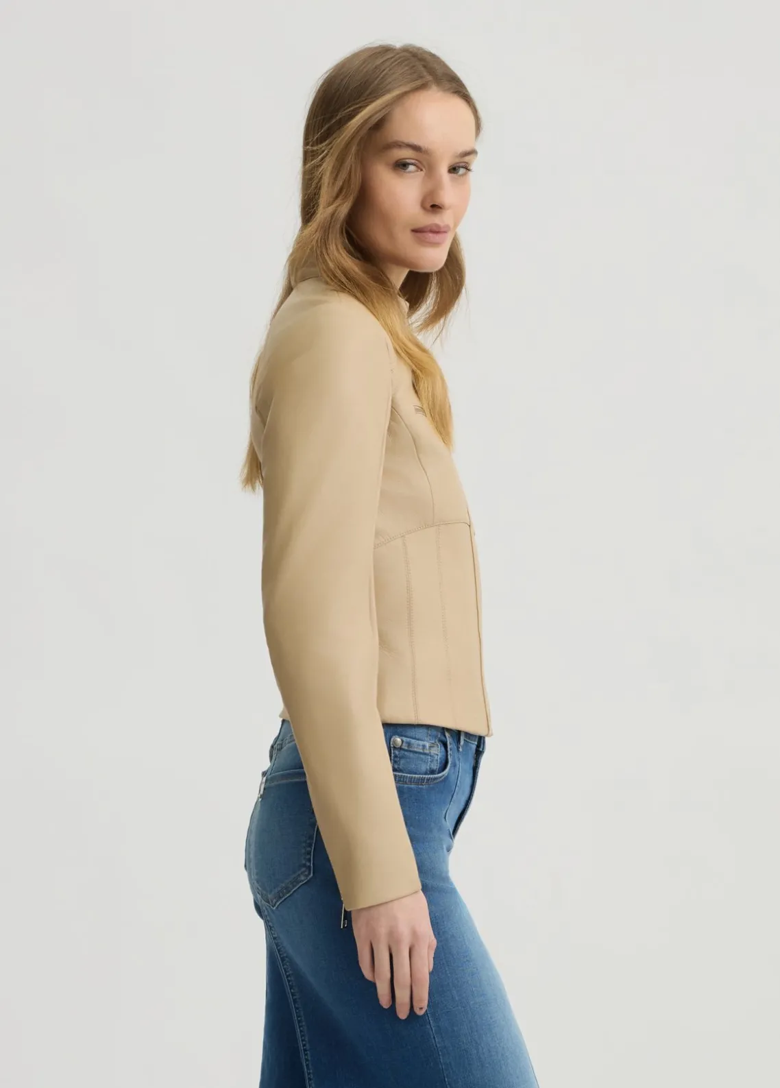 Liu Jo Chaqueta biker de cuero-Mujer Chaquetas