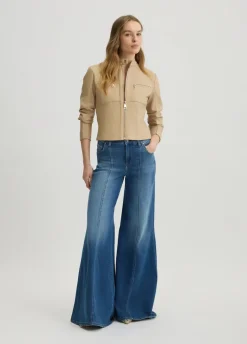 Liu Jo Chaqueta biker de cuero-Mujer Chaquetas