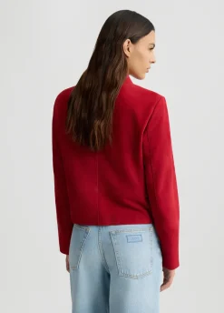 Liu Jo Chaqueta boxy de ante-Mujer Chaquetas