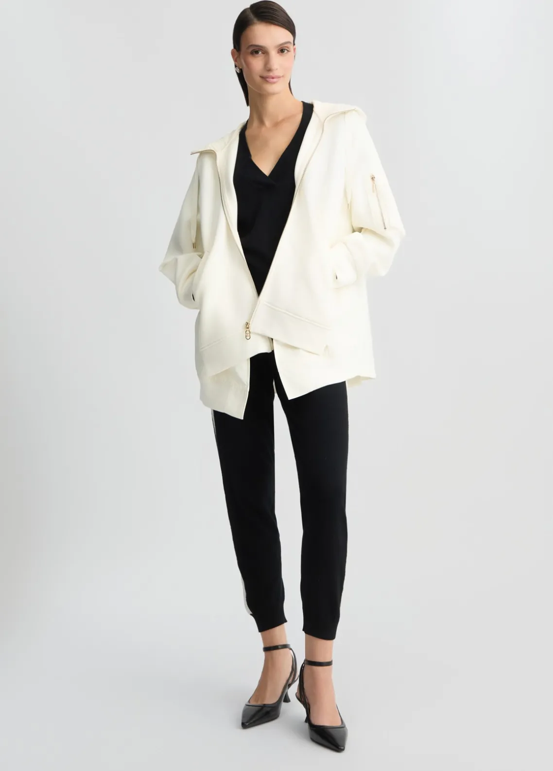 Liu Jo Chaqueta con capucha-Mujer Abrigos Y Chalecos|Ropa Deportiva