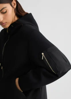 Liu Jo Chaqueta con capucha-Mujer Abrigos Y Chalecos|Ropa Deportiva