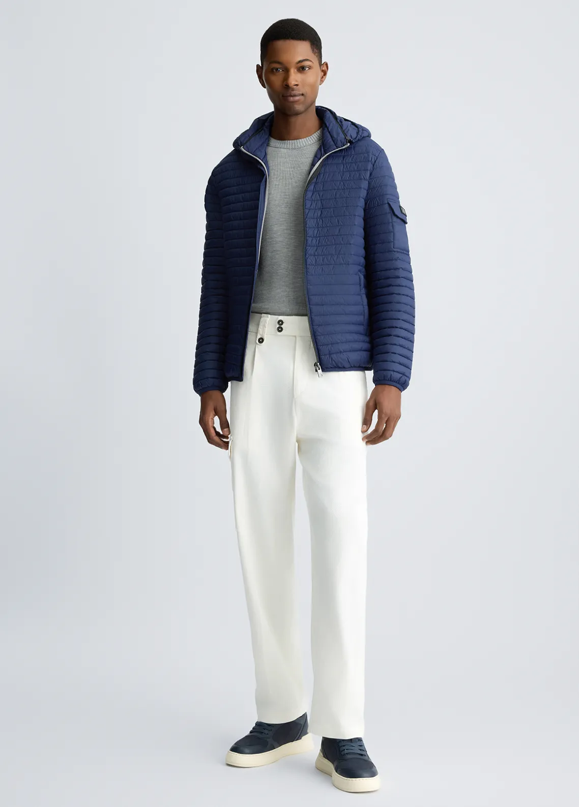 Liu Jo Chaqueta con capucha desmontable-Hombre Prendas De Abrigo