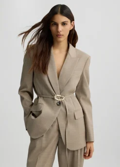 Liu Jo Chaqueta con cinturón-Mujer Chaquetas|Tailleur