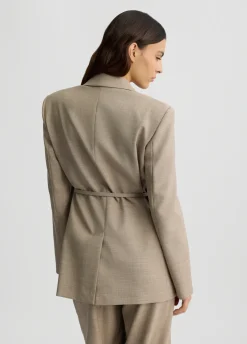 Liu Jo Chaqueta con cinturón-Mujer Chaquetas|Tailleur