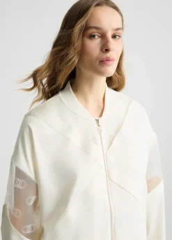 Liu Jo Chaqueta con cremallera y logotipo-Mujer Ropa Deportiva|Chaquetas