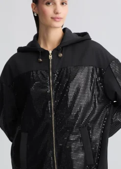 Liu Jo Chaqueta con lentejuelas-Mujer Abrigos Y Chalecos