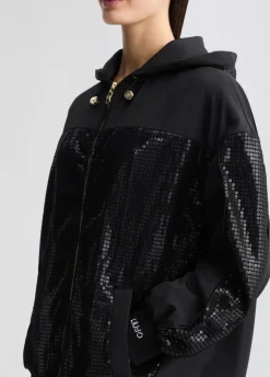 Liu Jo Chaqueta con lentejuelas-Mujer Abrigos Y Chalecos