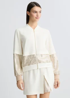 Liu Jo Chaqueta con lentejuelas-Mujer Chaquetas
