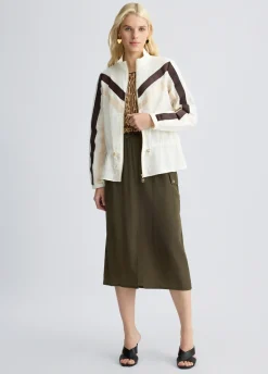 Liu Jo Chaqueta de algodón con bordados-Mujer Ropa Deportiva|Chaquetas