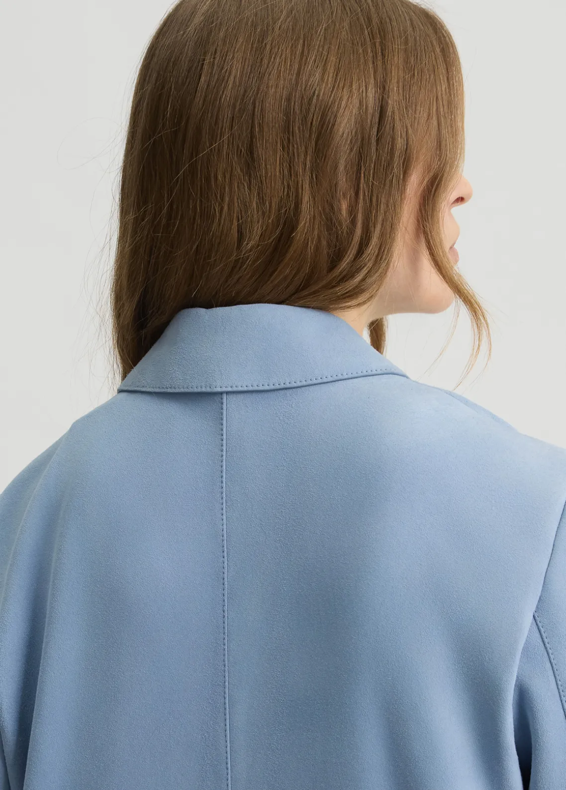 Liu Jo Chaqueta de ante con corte cuadrado-Mujer Chaquetas