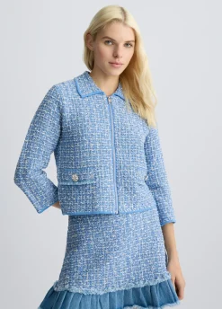Liu Jo Chaqueta de bouclé-Mujer Cárdigans Y Jerséis|Chaquetas