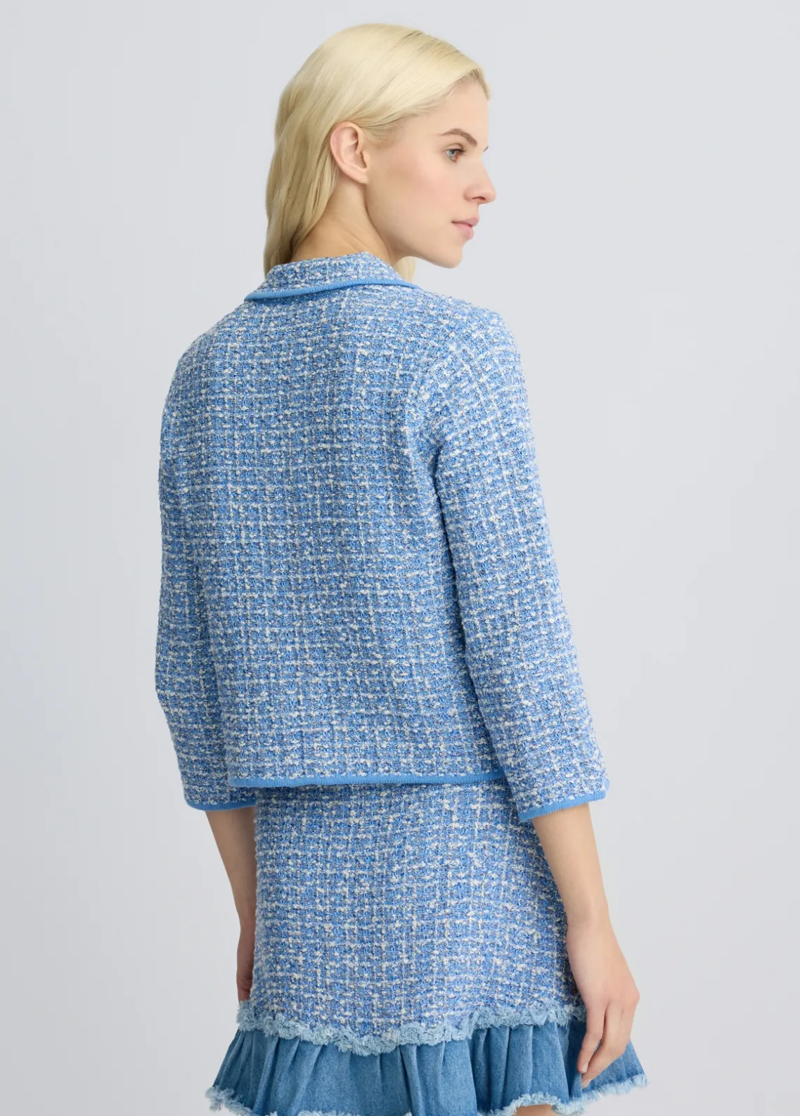 Liu Jo Chaqueta de bouclé-Mujer Cárdigans Y Jerséis|Chaquetas
