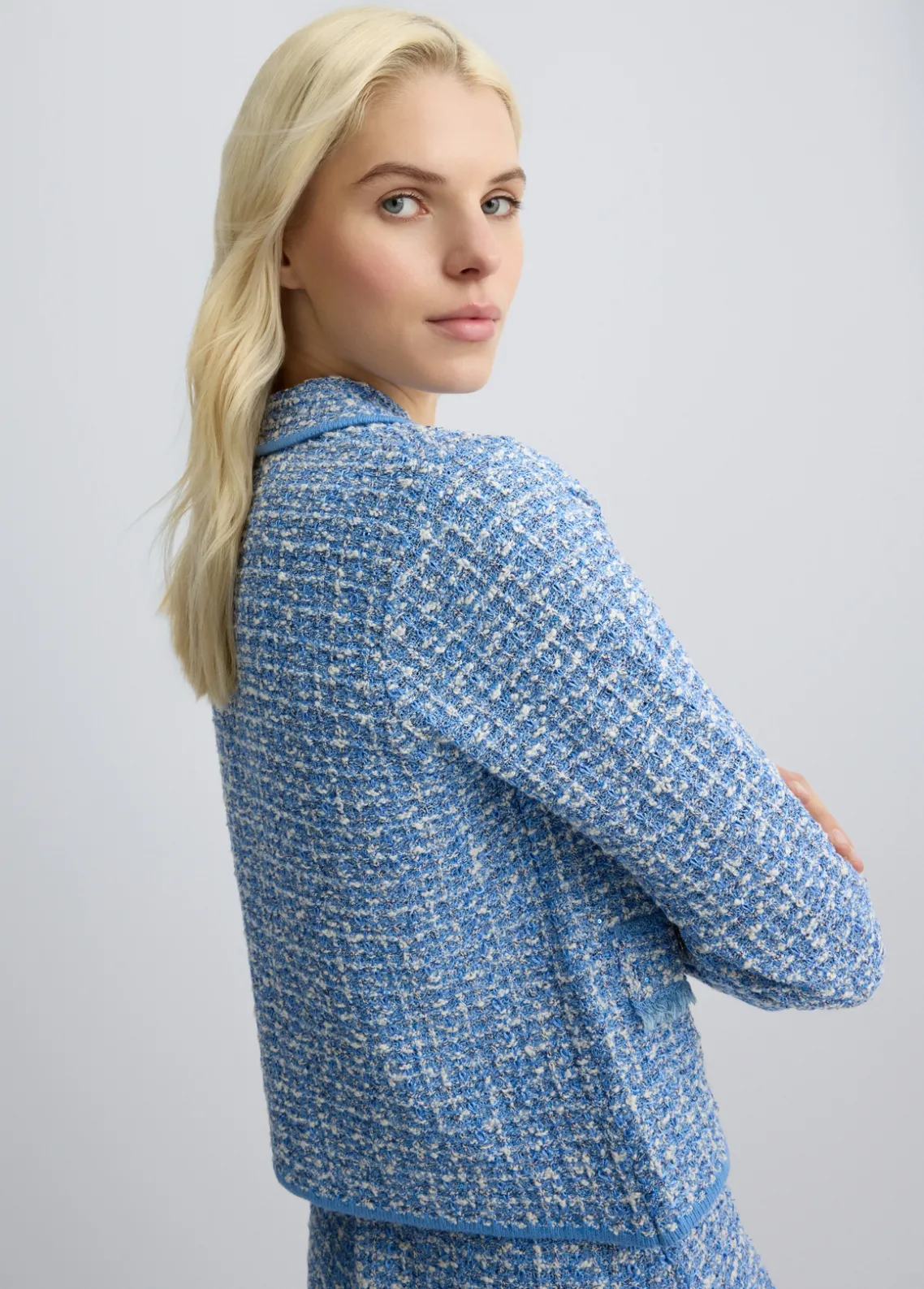 Liu Jo Chaqueta de bouclé-Mujer Cárdigans Y Jerséis|Chaquetas