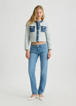 Liu Jo Chaqueta de denim bouclé-Mujer Chaquetas