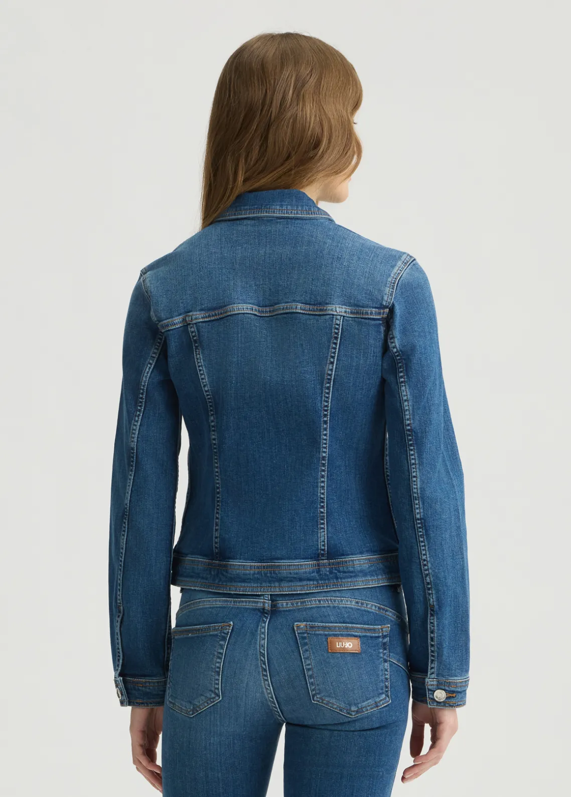 Liu Jo Chaqueta de denim con cremallera-Mujer Abrigos Y Chalecos|Chaquetas
