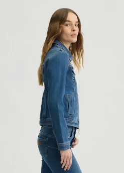 Liu Jo Chaqueta de denim con cremallera-Mujer Abrigos Y Chalecos|Chaquetas