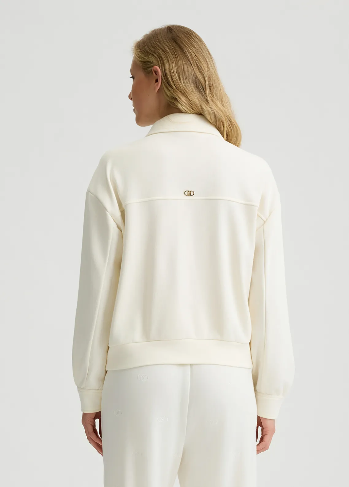 Liu Jo Chaqueta de felpa de algodón-Mujer Ropa Deportiva|Chaquetas