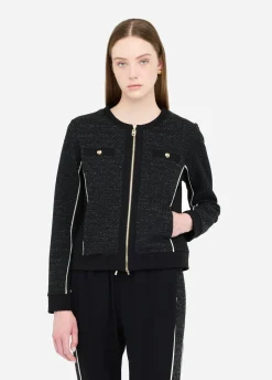 Liu Jo Chaqueta de felpa y bouclé-Mujer Ropa Deportiva|Chaquetas
