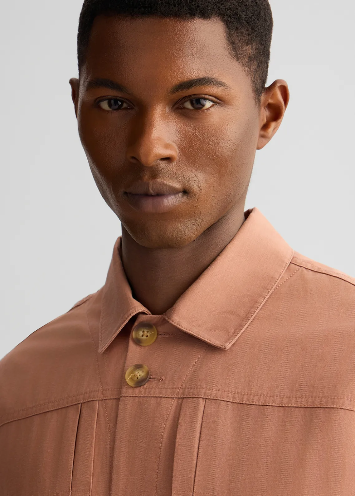 Liu Jo Chaqueta de lino y algodón-Hombre Americanas Y Chalecos