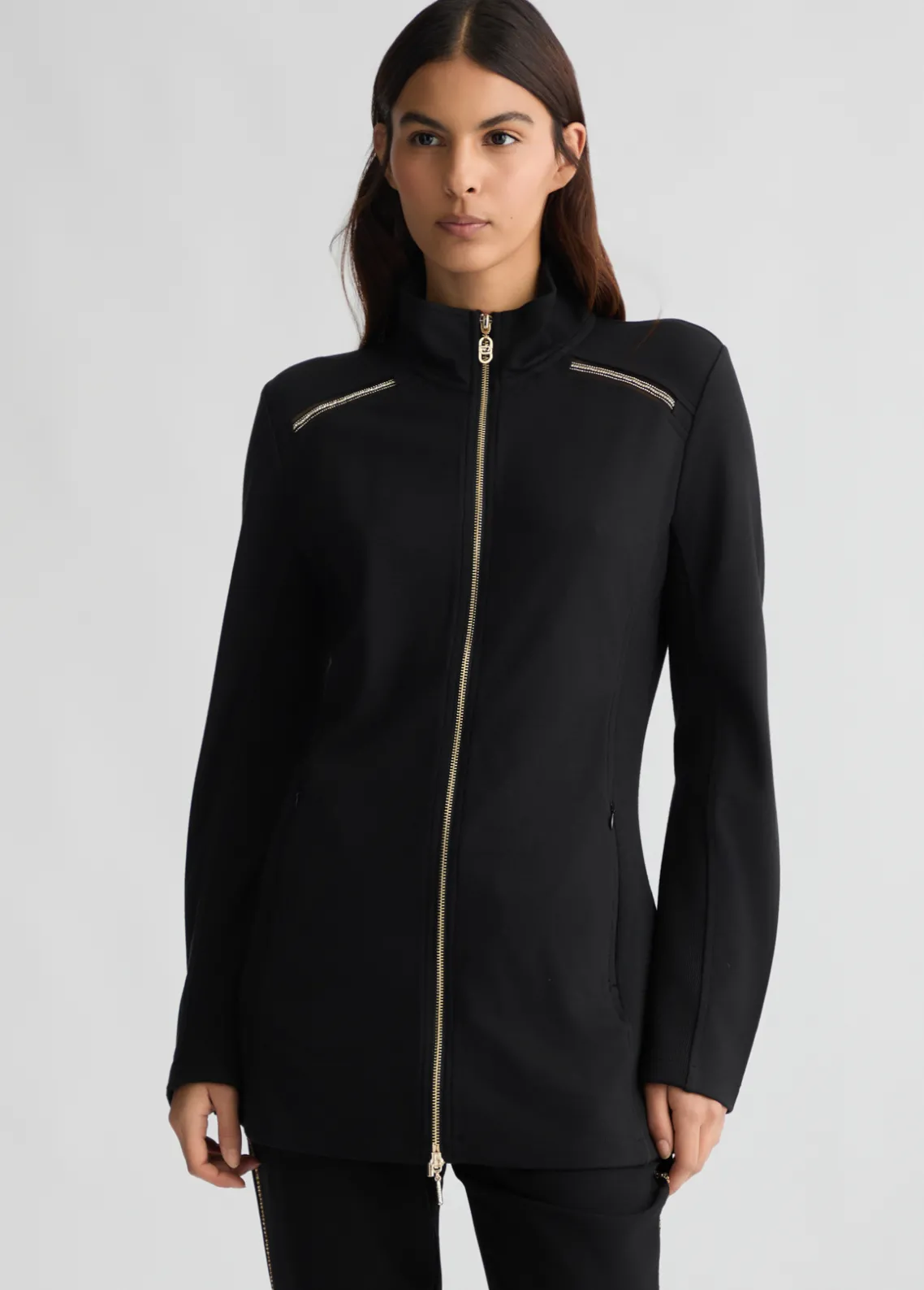 Liu Jo Chaqueta de punto con cremallera-Mujer Ropa Deportiva|Chaquetas