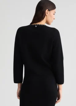 Liu Jo Chaqueta de punto con tachuelas-Mujer Cárdigans Y Jerséis|Chaquetas