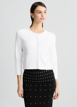 Liu Jo Chaqueta de punto con tachuelas-Mujer Chaquetas
