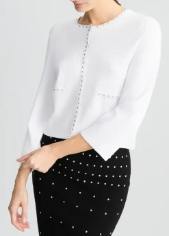 Liu Jo Chaqueta de punto con tachuelas-Mujer Chaquetas