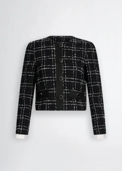 Liu Jo Chaqueta de tejido bouclé con lurex®-Mujer Chaquetas|Tailleur