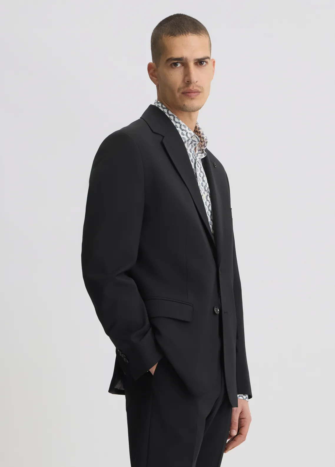 Liu Jo Chaqueta en mezcla de lana-Hombre Americanas Y Chalecos