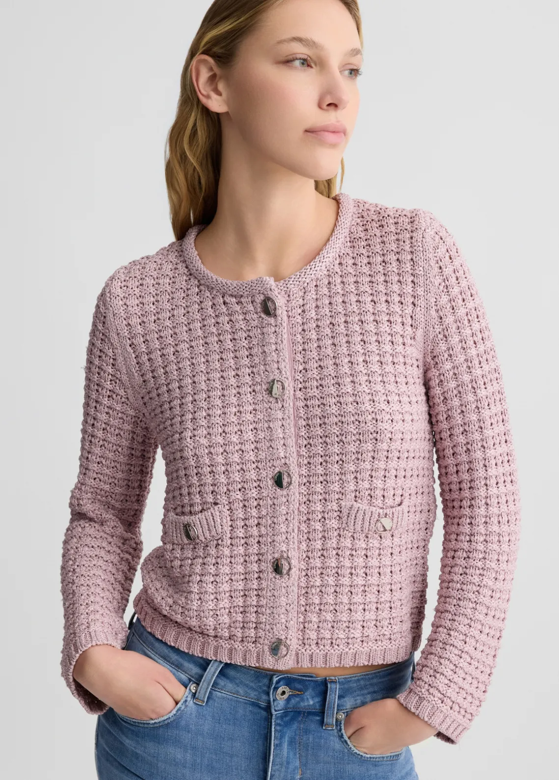 Liu Jo Chaqueta en tejido bouclé-Mujer Chaquetas