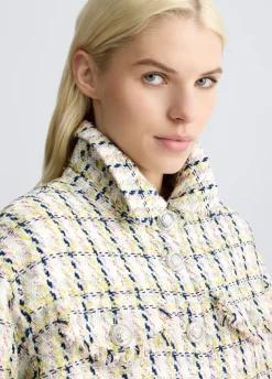 Liu Jo Chaqueta en tejido bouclé-Mujer Abrigos Y Chalecos