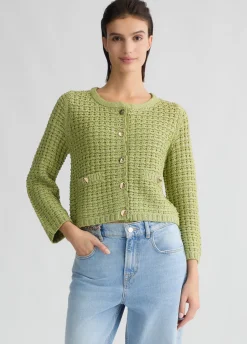 Liu Jo Chaqueta en tejido bouclé-Mujer Cárdigans Y Jerséis|Chaquetas