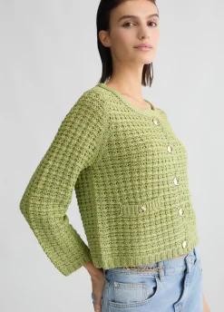 Liu Jo Chaqueta en tejido bouclé-Mujer Cárdigans Y Jerséis|Chaquetas