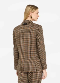 Liu Jo Chaqueta oversize de cuadros-Mujer Chaquetas