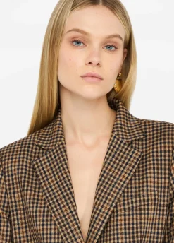 Liu Jo Chaqueta oversize de cuadros-Mujer Chaquetas