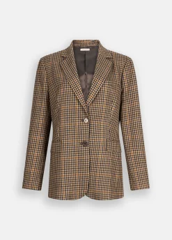 Liu Jo Chaqueta oversize de cuadros-Mujer Chaquetas