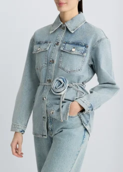 Liu Jo Chaqueta sobrecamisa de denim-Mujer Chaquetas