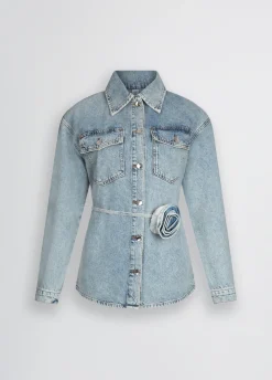 Liu Jo Chaqueta sobrecamisa de denim-Mujer Chaquetas