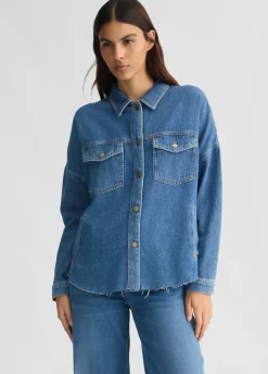 Liu Jo Chaqueta sobrecamisa de denim-Mujer Chaquetas