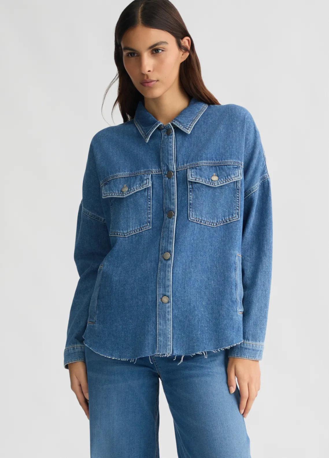 Liu Jo Chaqueta sobrecamisa de denim-Mujer Chaquetas
