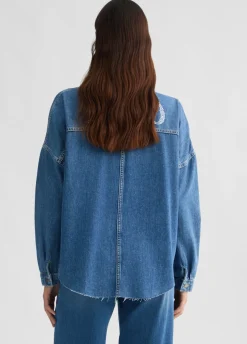 Liu Jo Chaqueta sobrecamisa de denim-Mujer Chaquetas