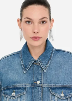 Liu Jo Chaqueta vaquera-Mujer Abrigos Y Chalecos