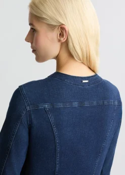 Liu Jo Chaqueta vaquera con cadena decorativa-Mujer Chaquetas