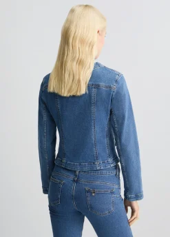 Liu Jo Chaqueta vaquera con strass-Mujer Chaquetas