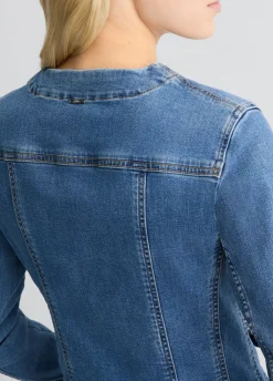 Liu Jo Chaqueta vaquera con strass-Mujer Chaquetas